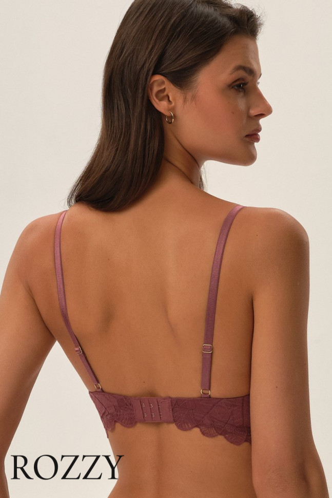 Бюстгальтер планж пуш-ап Esotiq Oath/34X 41742 лиловый